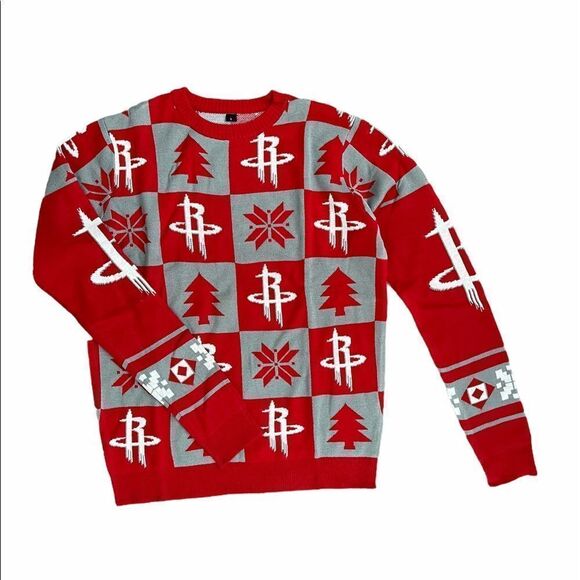 - NBA unisex-adult Patches Ugly Crew Neck Sweater - Picture 4 of 6